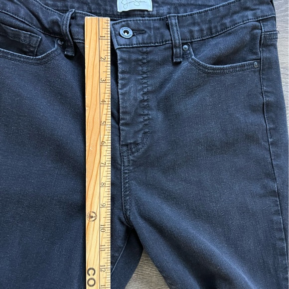 Jessica Simpson Black Jeans High Rise Skinny Black Denim Pants Women's size 10 - Picture 8 of 9